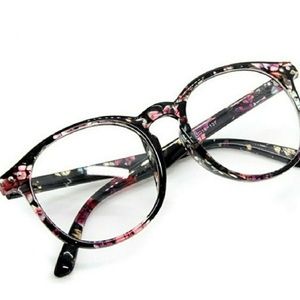 Oversized Clear Glasses